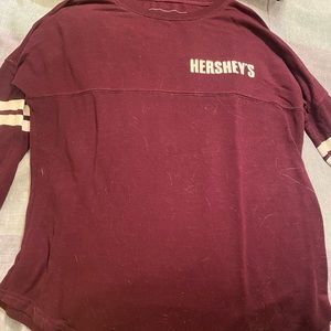 Burgundy Hershey shirt